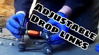 Adjustable drop links. How to fit. 350z