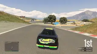 GTA 5 NASCAR: KNCS S3 R8 Highlights | Qtr Laguna Seca
