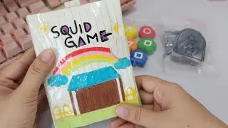 DIY PAPER CRAFTS SQUID GAME BOOK #amichannel #squidgame #squidgame2