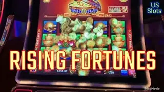 RISING FORTUNES Denom 5c,10c Bet $4.40,$8.80 GOOD SESSIONS 👍👍👍