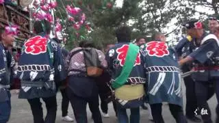 掛川八坂神社祇園祭2016　青谷曳き出し