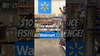 Walmart fishing challenge!!! #fishing #icefishing #bassfishing #fish #hunting