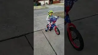 #spidermanbike #pawpatrol #learningtoride #sillykids  #family