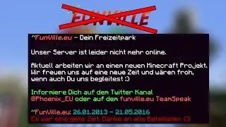 FunVille.eu ist offline!  | #FVABSCHIED | CubeConLP