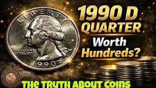 Rare 1990 D Quarter Worth Hundreds? Find Out Its True Value 💰 | Retired Pennies World🥶😨