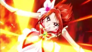 [1080p] Precure Fire Strike! (Cure Rouge 3rd Attack)