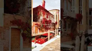 October in Venice ✨❤️ #venice #october #fall #viral #shorts #autumn #italy #travel #romantic #short