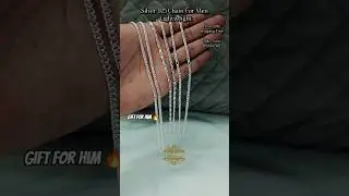 Silver chain designs for men #shorts #shortsvideo #chain #silverchain #silver #jewelry