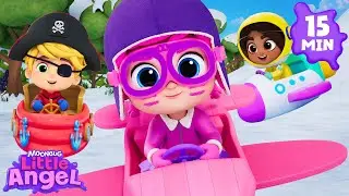 Racing in Pink! 💖 | Fun Sing Along Songs by @LittleAngel Playtime