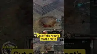 Cutting off the retreat path of Kroots #spacemarines40k #tauempire #tau #rtsgameplay #dawnofwar #dow