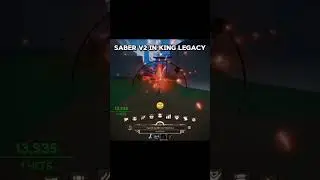Saber V2 In Different Games 🔥 #bloxfruits #kinglegacy
