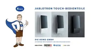 JABLOTRON Touch-Bedienteile JA-116E und JA-156E in Bus-Technik und Funk.