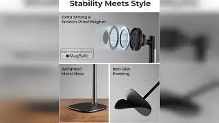 Review: Cooper MagStand - Adjustable Magnetic iPhone Stand for Desk & Phone Holder for Video R...