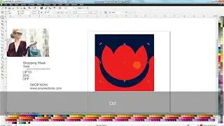 Learn CorelDRAW 2022: How to Create Sale Banner Design For Social Media