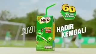 Kini hadir kembali! MILO Kotak dengan Sedotan 6 Dimensi!