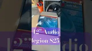 AudioLegion s25 12s in a RF enclosure #caraudio #bassheads #subwoofer  #automobile #rockfordfosgate