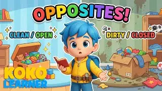 Opposites for Kids 🔄 | Learn Daily Opposites | Koko Learner