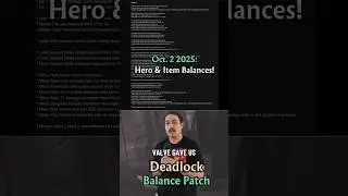 Deadlock's Oct. 2 Balance Patch! #deadlock #deadlockguide #deadlockmoments #deadlocktips #mina