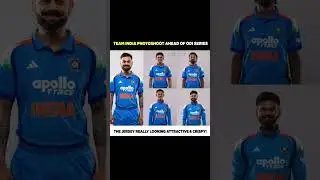 Team India&rsquo;s Stunning New Jersey Photoshoot! 📸🇮🇳 #shorts #short #viral #cricket #teamindia #india