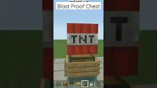 how to make blast proof chest in minecraft!