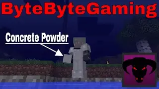 Minecraft: Quick Tips - Turn Concrete Powder to Concrete Blocks Quickly