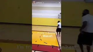 Rick Ross hooping at the Heat&rsquo;s Facility #shorts