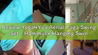 Review Yoga4You Aerial Yoga Swing Set - Hammock Hanging Swing - Sling Inversion Fly Kit - Antigravit