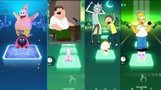 SpongeBob SquarePants vs The Simpsons vs Rick and Morty vs Family Guy vs Coffin Dance vs Tiles hop 
