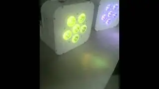 6*10w rgbw 4in1 Dmx wireless Battery Uplighting led par cans Stage Lighting Factory-DP-023A