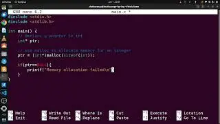 Understand how to use malloc in C with a simple example