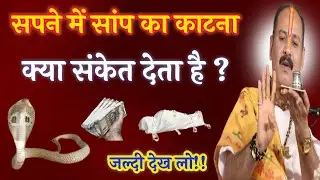 सपने में सांप का काटना क्या संकेत देता है जल्दी से जल्दी वीडियो देख लो | Pradeep Mishra