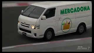 Gran Turismo 7 - Contrarreloj en Nürburgring Resistencia II con una Toyota Hiace Van del Mercadona