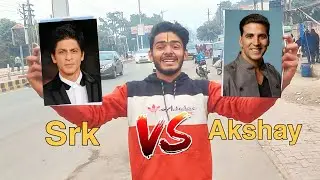 AKSHAY KUMAR VS SAHRUKH KHAN VOTING BEFORE REALISING PATAHAN