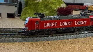Marklin 88238 Z Cl 193 Vectron Electric Locomotive Test Run at z.scale.hobo 02.01.2026