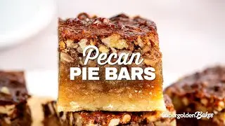 Pecan Pie bars | Supergolden Bakes