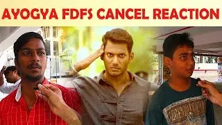 Ayogya Movie FDFS Cancelled Fans Reaction | Vishal | Raashi khanna