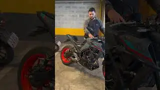 MT 03 com escapamento esportivo Jeskap #jeskap #mt03 #arashi #mt07 #disarsz #v8 #v8power #motorcycle
