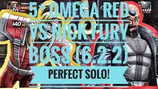 5* Omega Red Vs Nick Fury Boss (6.2.2) Perfect Solo. No Suicides. Act 6. MCOC