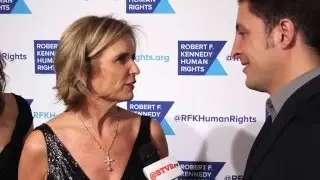 Kerry Kennedy at the RFK Ripple of Hope Gala 2015 with Arthur Kade