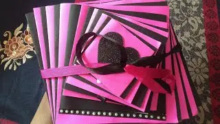 Maze pyramid card| Multilayer card with many card idea|valentine's day special handmade scrapbook