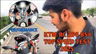 KTM RC 390 BS4 Top Speed Test | Real Road Performance Review 🔥