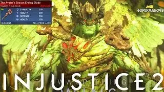 Swamp Thing Legendary Gear Gives Him Wings - Injustice 2 