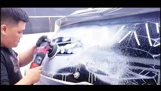 Học đánh bóng kính ô tô .xử lý xước gạt mưa. Trường hợp không xả nhám ( Giasuoto 093 442 7772)