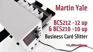 Martin Yale BCS212 & BCS210 Tabletop Business Card Slitter