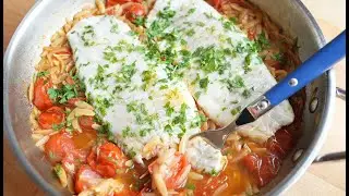 One-pan Dinner in 20 minutes: Mediterranean Sea Bass | Seafood Recipes | Quick and Easy Meals