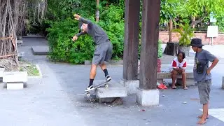 Street SKATING in BALI is Fun