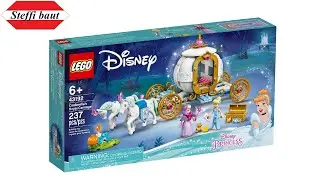 LEGO Disney 43192 Cinderella's Royal Carriage unboxing & build