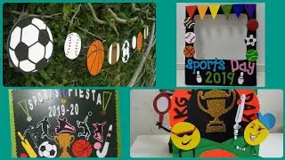 Sports week decoration ideas//Boards and banners ideas for sports day#sportsday #sportsdaydecoration