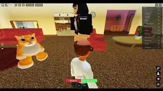 A Spanish video and then we bump into Sugar  (Trolling on Roblox Neighbors)