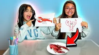 QUEM FIZER O PIOR DESENHO COME!!!